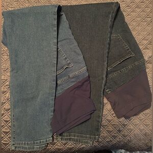 Women’s Maternity Skinny Jeans with Full Panel